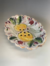 Image 1 of Small oval, two-part soap dish 