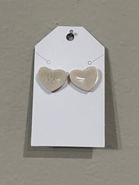 Image 4 of Heart Stud Earrings