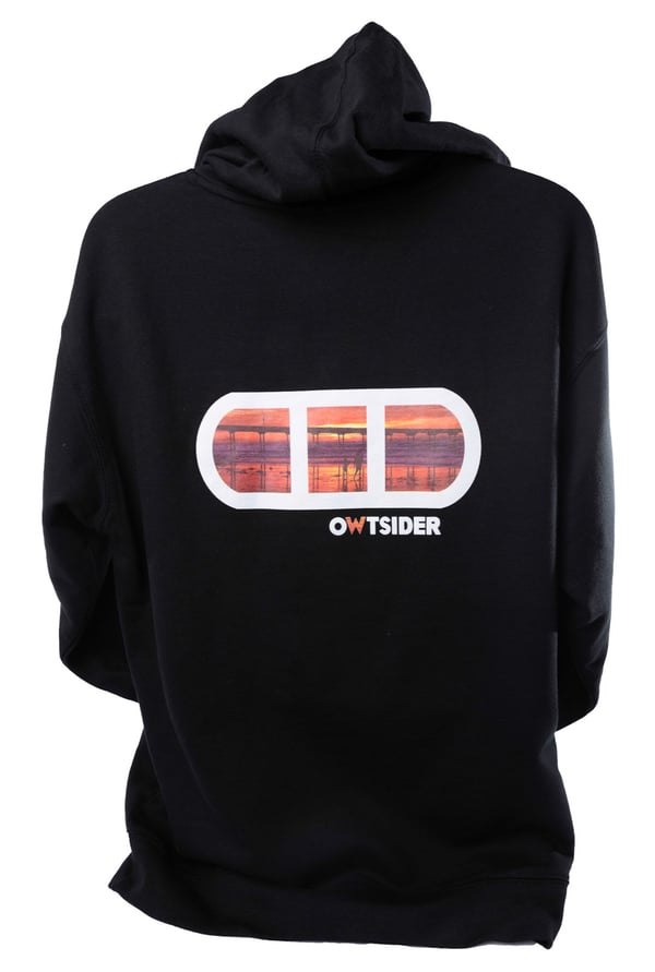 Image of "Waves" OB hoodie (black)