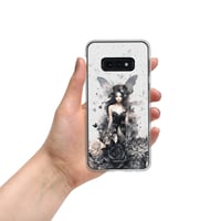 Image 8 of Dark Fairy and Flowers Goth Inspired Mystical Fantasy Clear Case for Samsung®