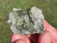 Image 3 of Epidote On Quartz Crystal Specimen #1953