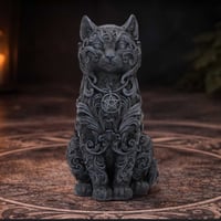 Image 1 of Hexbound Fmailiar Black Cat Figurine 23cm
