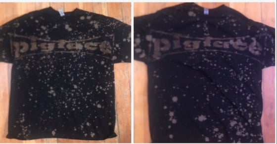 Image of Pigface Bleach Stencil T-Shirt