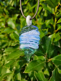 Image 5 of Cobalt & White Leaf