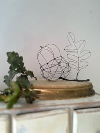 Image 2 of Wire Acorn And Leaf 