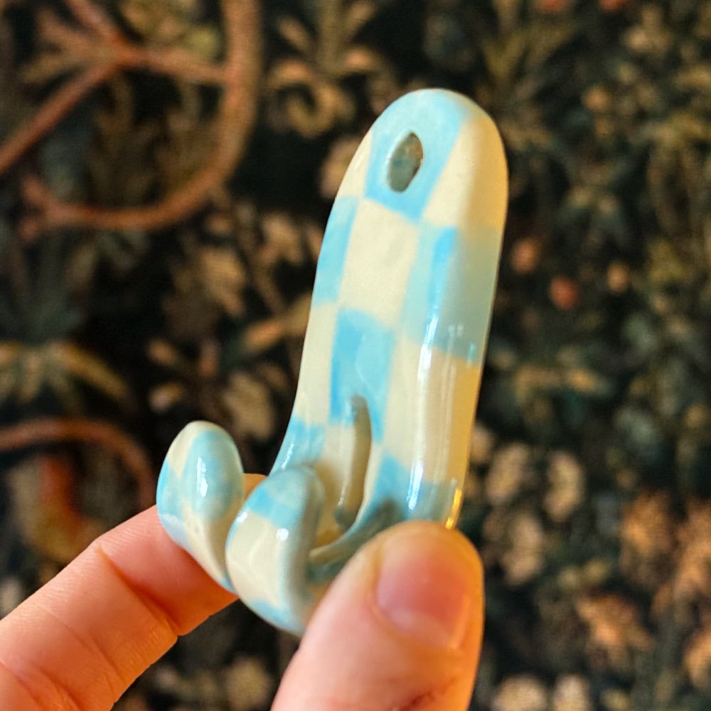 image of double hook wall hangers