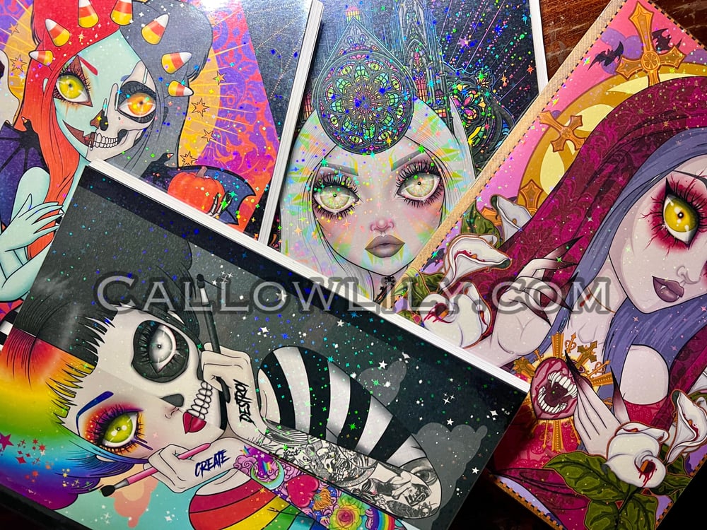 Image of Large holographic cover sketchbook 