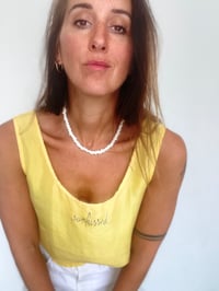 Image 4 of Top en soie "sunkissed"