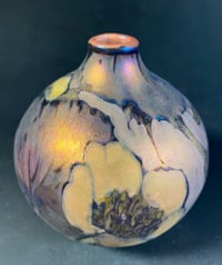 Image 3 of “Marsh marigold” satin reduction vase - 2