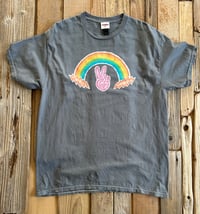 Image 2 of [ Ready to Ship ] Rainbow Peace Batik T