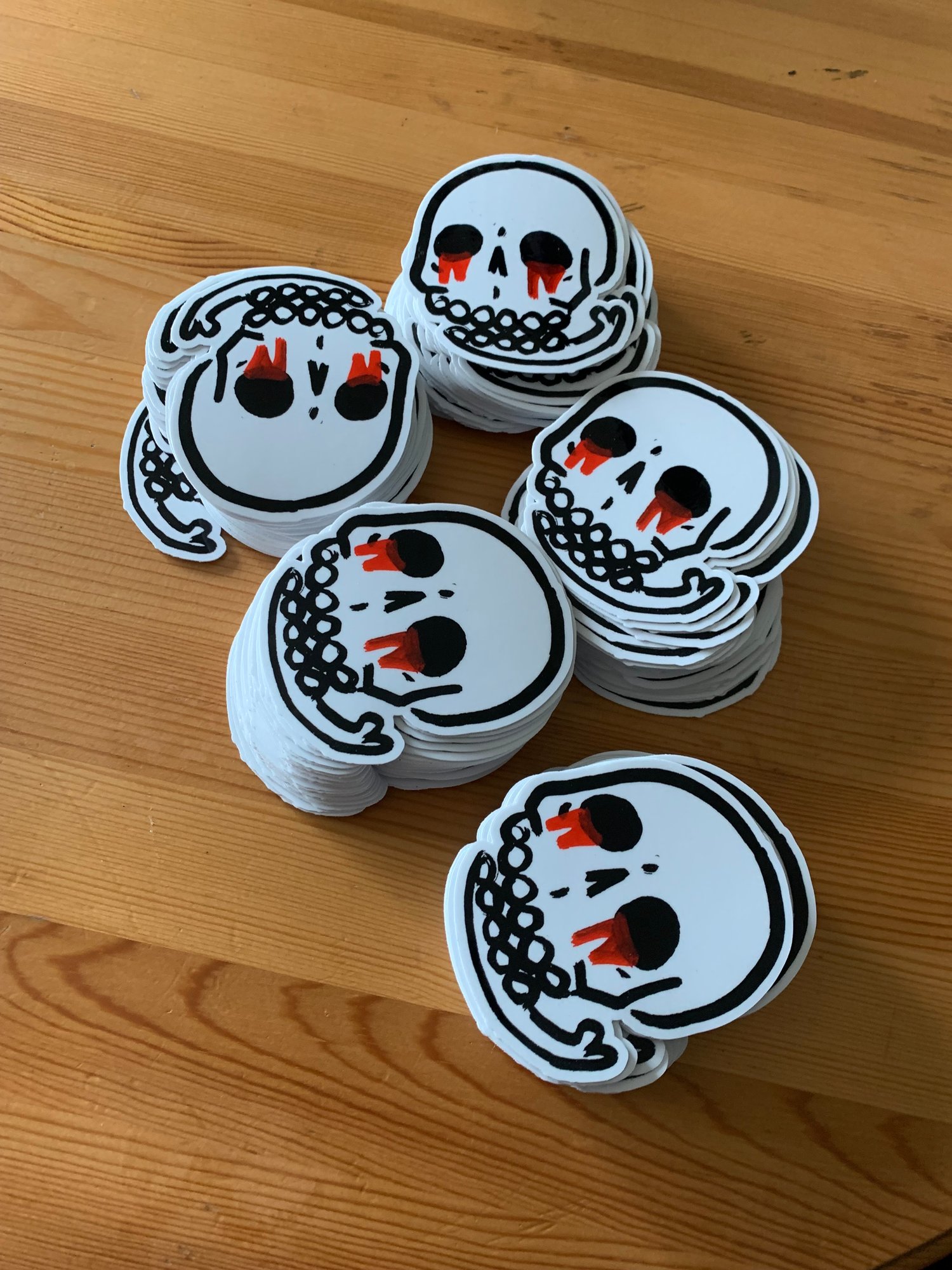 Image of The most liked skull sticker 