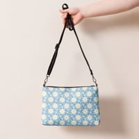 Image 1 of daisy dots light blue Crossbody bag