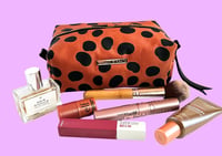 Image 1 of Brown spots makeup bag