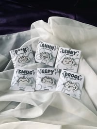 Image 1 of Kaomoji Cats V2 Acrylic Pins