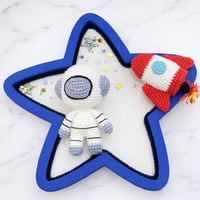 Image 2 of Handmade Crochet Astronaut – Space-Themed Amigurumi Decor