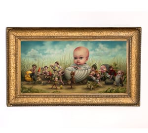 Image of The Changeling Procession - original oil painting by Mab Graves