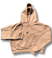 Image 3 of Women Active Crop Sweater (Khaki)