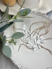 Image 1 of 10 Personalised Clay Gift Tags 
