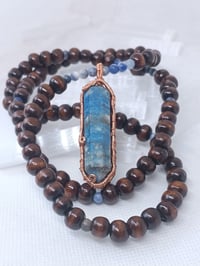 Image 2 of Lapis Lazuli Throat Chakra Necklace