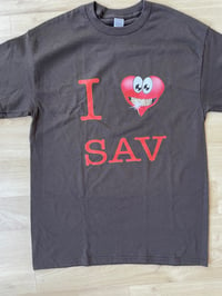 Image 2 of I love SAV tee Brown 