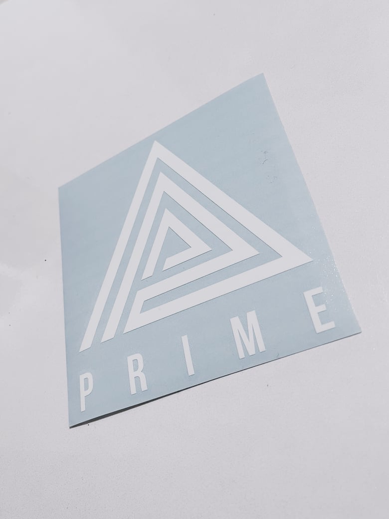 Image of prime icon decal // white