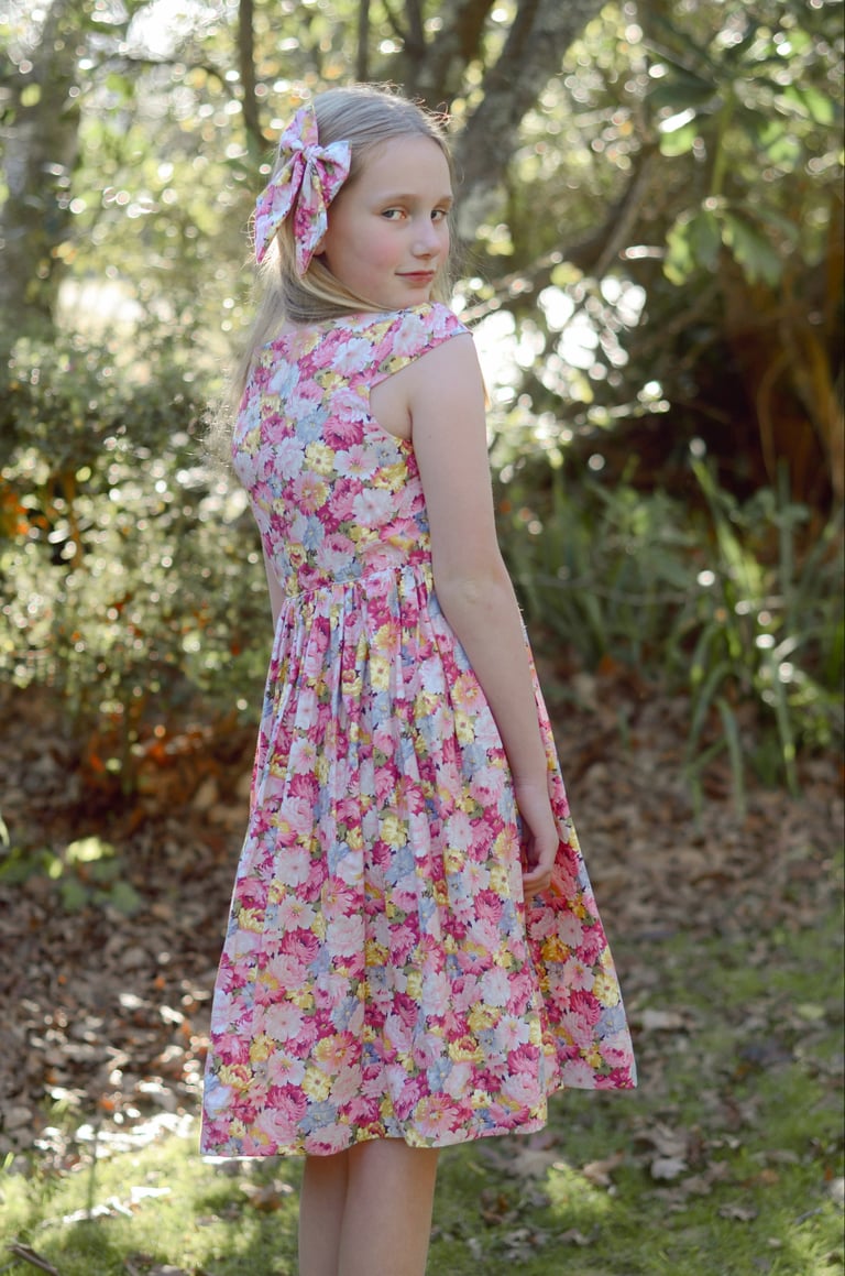 Audrey dress (pink floral)