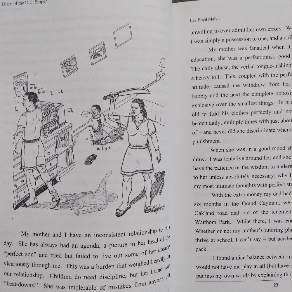The Diary of The D.C. Sniper, by Lee Boyd Malvo and Anthony Meoli