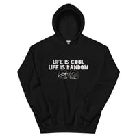 Image 1 of Life is cool hoodie blk