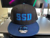 New Era SnapBack Hat With solid Blue SSD Logo