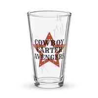 Image 1 of Cowboy Carter Avengers 16oz Signature Glass