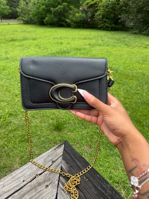 Image of Black C Bag/Wristlet