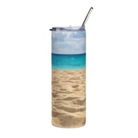Image 3 of Stainless steel tumbler_Beach_20 oz_1
