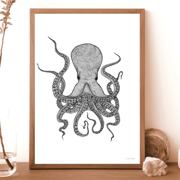 Image of Octopus Print