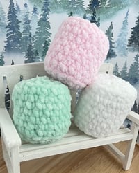 Image 14 of Crochet Marshmallow Stress Ball Plush
