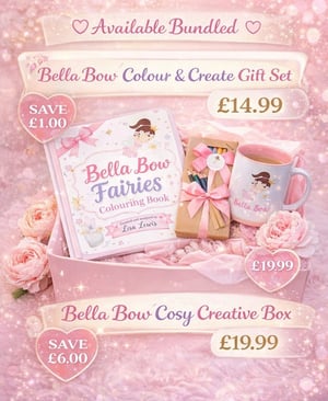 Image of Bella Bow Fairy colouring book 