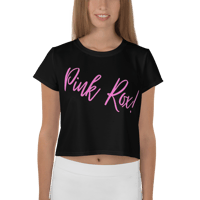 Pink Rox! Crop Tee