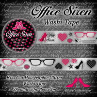 Office Siren Kiss Cut Washi Tape