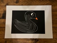 Image 2 of Original Duck Linoprint