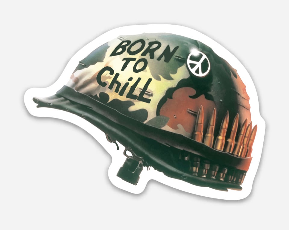 Image of Born to Chill Decal