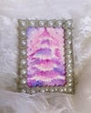 Mini Shimmering Tree & Stars ~ Pearl Frame
