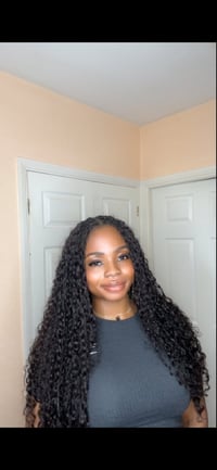 Image 2 of 18 Inches Burmese Curly Boho 100% Human Hair