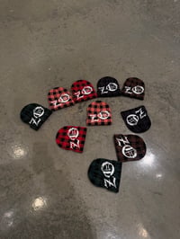 Image 2 of Rhinestone ZO Beanie (Black)