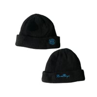 BB Black & blue Beanie 