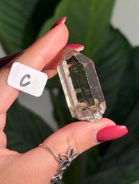 Image 3 of CHOOSE YOUR OWN MINI RUTILE SMOKEY QUARTZ POINTS (NATURAL UNPOLISHED POINTS) -BRAZIL- LOT 2