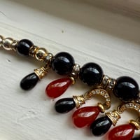 Image 12 of Christian Dior Glass Beaded & Rhinestone Bib Necklace