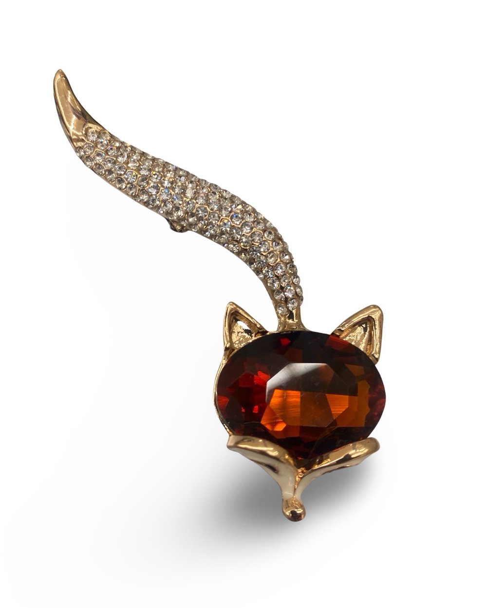 JEWELED FOX | LUXURY LAPEL PIN