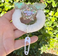 Clear glitter fluffy Adult Pacifier