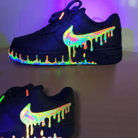 Image 1 of Custom Air Force 1 Drip Sneakers Hand-Painted AF1