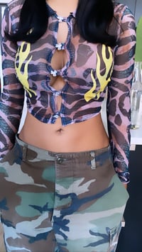 💎 Swarovski Jungle Mesh Top 💎