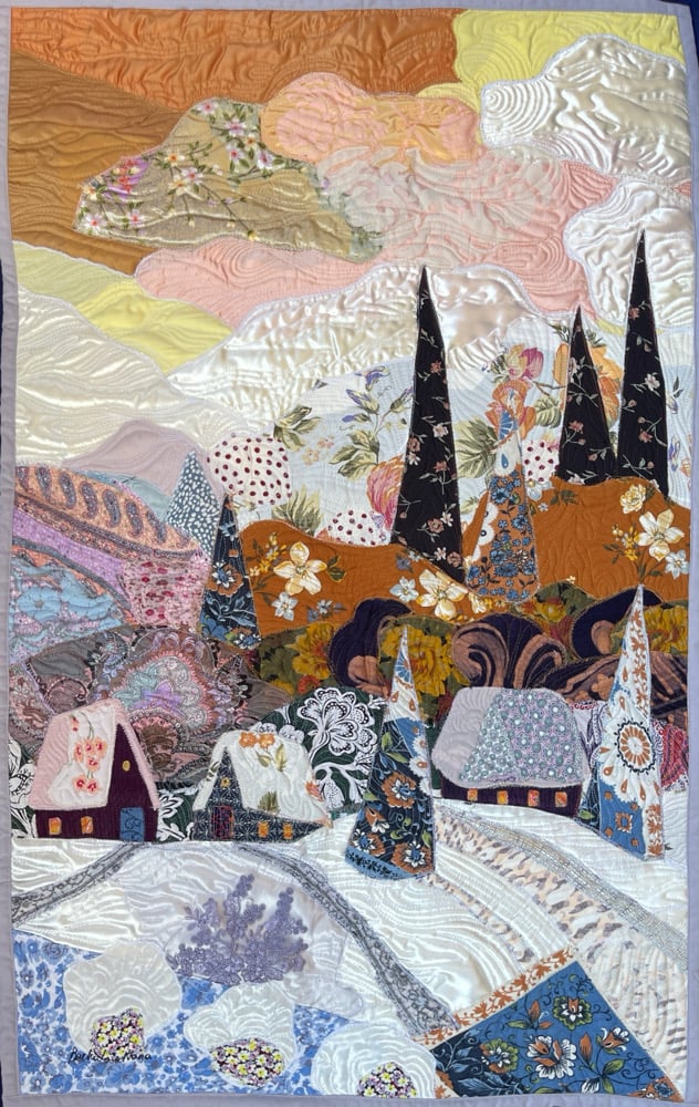 ʼWarm winter sky’ - large winter landscape, 91x58 cm Image 10